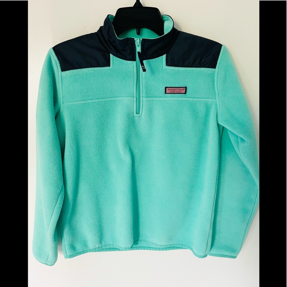 Vineyard Vines Beautiful aquamarine 1/4 zip up pullover